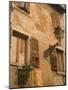 Old Wall with Shuttered Windows, Lazise, Lake Garda, Veneto, Italy, Europe-James Emmerson-Mounted Photographic Print