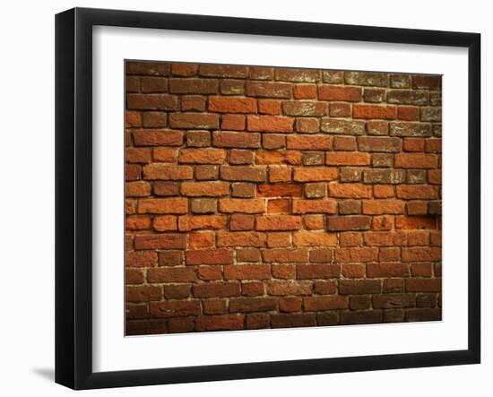 Old Wall-Gilmanshin-Framed Art Print