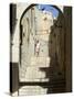 Old Walled City, Jerusalem, Israel, Middle East-Christian Kober-Stretched Canvas