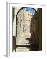 Old Walled City, Jerusalem, Israel, Middle East-Christian Kober-Framed Photographic Print