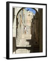 Old Walled City, Jerusalem, Israel, Middle East-Christian Kober-Framed Photographic Print