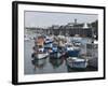 Old Walled Town of Concarneau from the Fishing Harbour, Southern Finistere, Brittany, France-Amanda Hall-Framed Photographic Print