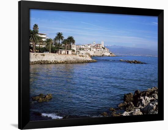 Old Walls and Castle at Antibes, Cote d'Azur, French Riviera, Provence, France-Nigel Francis-Framed Photographic Print