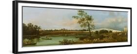 Old Walton's Bridge, 1755-Canaletto-Framed Premium Giclee Print