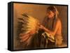 Old War Bonnet, 1916-Joseph Henry Sharp-Framed Stretched Canvas