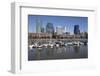 Old warehouses and office buildings from marina of Puerto Madero, San Telmo, Buenos Aires, Argentin-Stuart Black-Framed Photographic Print