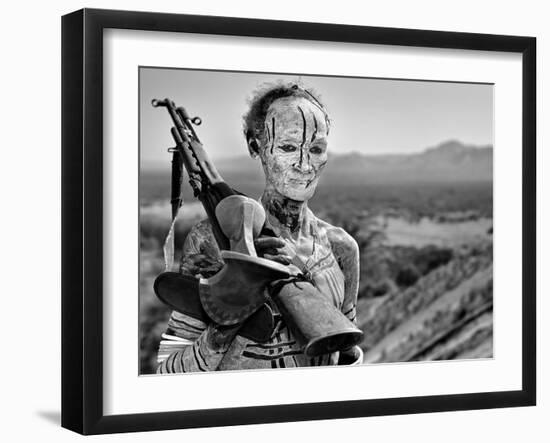 Old Warrior-Izidor Gasperlin-Framed Photographic Print