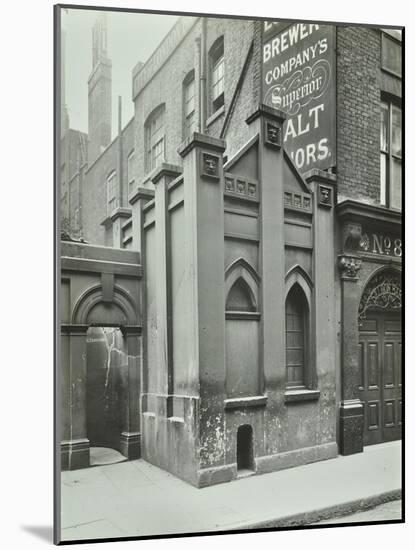 Old Watch House, Upper Thames Street, London, April 1922-null-Mounted Photographic Print