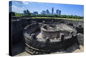 Old Watchtower Baluarte De San Diego, Intramuros, Manila, Luzon, Philippines, Southeast Asia, Asia-Michael Runkel-Stretched Canvas