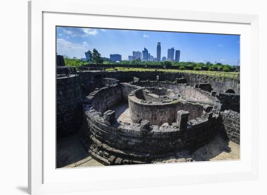 Old Watchtower Baluarte De San Diego, Intramuros, Manila, Luzon, Philippines, Southeast Asia, Asia-Michael Runkel-Framed Photographic Print