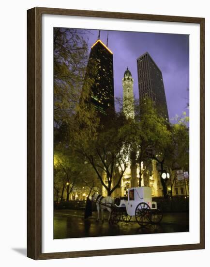 Old Water Tower, Chicago, Illinois, USA-null-Framed Premium Photographic Print