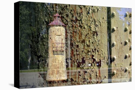 Old Water Tower-5fishcreative-Stretched Canvas