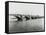 Old Waterloo Bridge and the South Bank, London, 1895-null-Framed Stretched Canvas