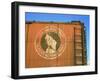 Old Weathered Box Car Showing Design Promoting Travel to Glacier National Park-Walker Evans-Framed Photographic Print