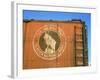 Old Weathered Box Car Showing Design Promoting Travel to Glacier National Park-Walker Evans-Framed Photographic Print