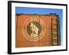 Old Weathered Box Car Showing Design Promoting Travel to Glacier National Park-Walker Evans-Framed Photographic Print