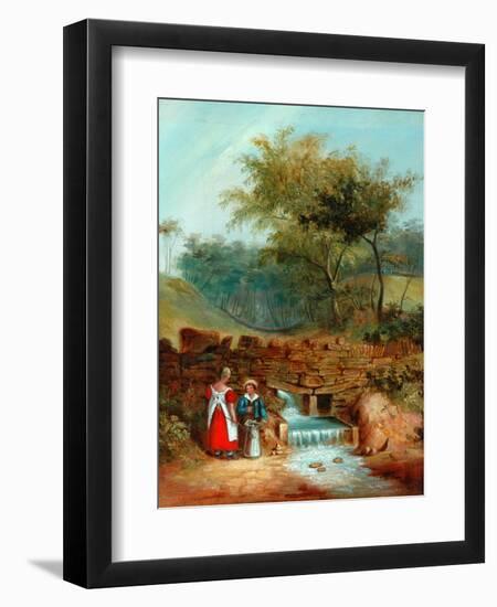 Old Well, Birks Hall, Halifax-Walter Heath-Framed Giclee Print