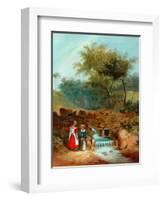 Old Well, Birks Hall, Halifax-Walter Heath-Framed Giclee Print