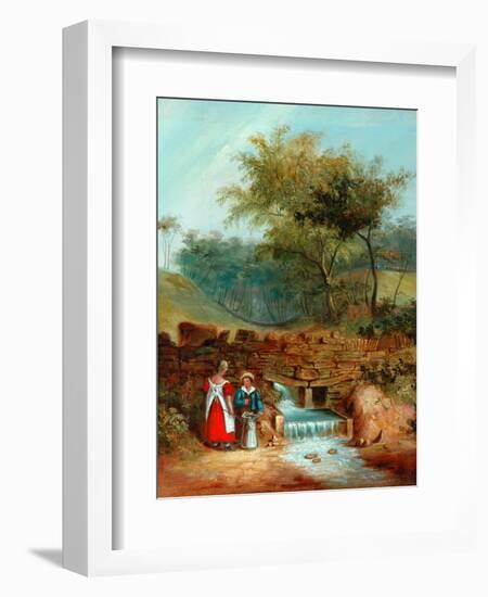 Old Well, Birks Hall, Halifax-Walter Heath-Framed Giclee Print