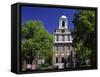 Old West Church,Boston,Massachusetts-null-Framed Stretched Canvas