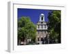 Old West Church,Boston,Massachusetts-null-Framed Photographic Print