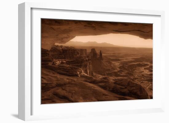 Old West, Mesa Arch, Canyonlands-Vincent James-Framed Photographic Print