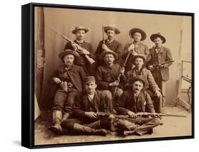 Old West Posse-null-Framed Stretched Canvas