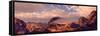 Old West Train Rolling through Utah-Designwest-Framed Stretched Canvas