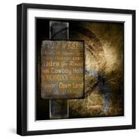 Old West-LightBoxJournal-Framed Giclee Print