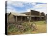 Old Western Wagons from the Pioneering Days of the Wild West at Cody, Montana, USA-Neale Clarke-Stretched Canvas