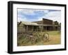 Old Western Wagons from the Pioneering Days of the Wild West at Cody, Montana, USA-Neale Clarke-Framed Photographic Print