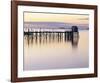 Old Wharf at Dawn-Rezendes-Framed Art Print