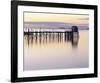 Old Wharf at Dawn-Rezendes-Framed Art Print