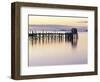 Old Wharf at Dawn-Rezendes-Framed Giclee Print