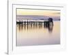 Old Wharf at Dawn-Rezendes-Framed Giclee Print