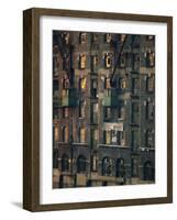 Old Wharf Building at Dusk, Docklands, London, England, United Kingdom, Europe-Woolfitt Adam-Framed Photographic Print