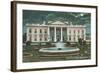 Old White House Illustration-null-Framed Art Print