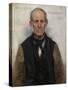 Old Willie - the Village Worthy, 1886 (Oil on Canvas)-James Guthrie-Stretched Canvas