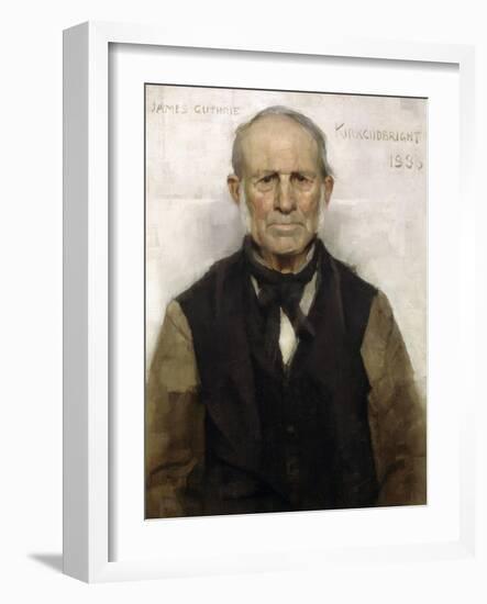 Old Willie - the Village Worthy, 1886-Sir James Guthrie-Framed Giclee Print