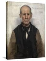 Old Willie - the Village Worthy-Sir James Guthrie-Stretched Canvas