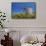 Old Windmill and Modern Wind Turbines. Naxos Island, Greece-Ali Kabas-Framed Stretched Canvas displayed on a wall