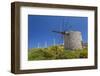 Old Windmill and Modern Wind Turbines. Naxos Island, Greece-Ali Kabas-Framed Photographic Print