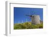 Old Windmill and Modern Wind Turbines. Naxos Island, Greece-Ali Kabas-Framed Photographic Print