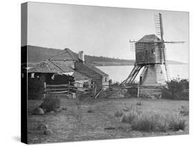 Old Windmill at Rokeby-null-Stretched Canvas