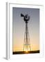 Old Windmill at Sunset Near New England, North Dakota, USA-Chuck Haney-Framed Photographic Print