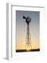 Old Windmill at Sunset Near New England, North Dakota, USA-Chuck Haney-Framed Photographic Print