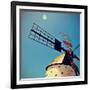 Old Windmill Fuerteventura, Canary Islands, Spain-nito-Framed Premium Photographic Print