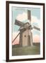 Old Windmill, Martha's Vineyard-null-Framed Art Print