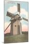 Old Windmill, Martha's Vineyard-null-Mounted Art Print