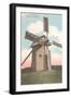 Old Windmill, Martha's Vineyard-null-Framed Art Print